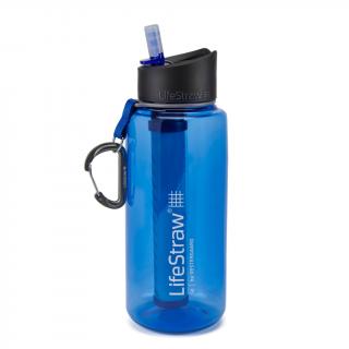 LifeStraw plastový filtrační láhev Go 2-Stage Blue 1000 ml