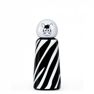 LUND LONDON nerezová Termo láhev do školy Skittle Bottle Mini 300ml - Zebra