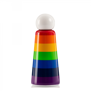 LUND LONDON nerezová Termo láhev do školy Skittle Bottle Original 500ml - Rainbow