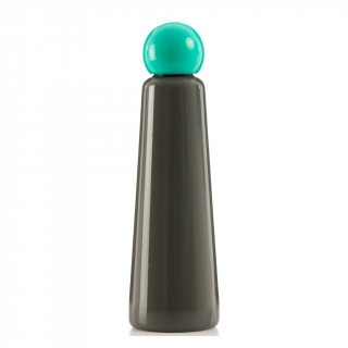 LUND LONDON nerezová Termo láhev Skittle Bottle Jumbo 750ml Dark Grey and Turquoise