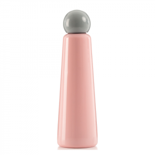 LUND LONDON nerezová Termo láhev Skittle Bottle Jumbo 750ml - Pink & Light Grey