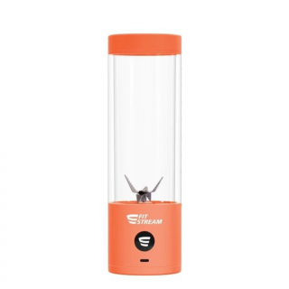 Mixér FitStream Pro, přenosný, USB nabíjecí - Neon Orange 475 ml