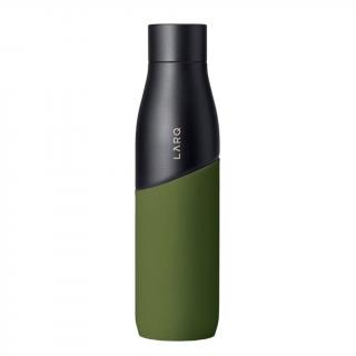 Nerezová samočisticí láhev LARQ Black / Pine 950 ml| mybottle.cz