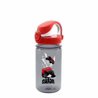 Plastová láhev Nalgene - Clear Kids OTF Gray Smash - 350 ml