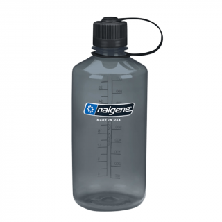 Plastová láhev Nalgene - Narrow-Mouth Sustain Gray - 1000 ml