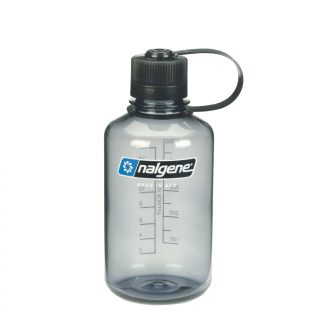 Plastová láhev Nalgene - Narrow Mouth Sustain Gray - 500 ml