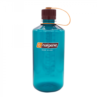 Plastová láhev Nalgene - Narrow-Mouth Sustain Teal - 1000 ml