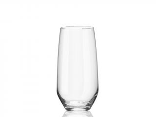 Skleněná sklenice na vodu RONA CHARISMA Long Drink 4 ks - 460 ml
