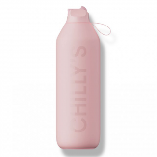 Termoláhev Chilly's Bottles Series 2 Flip - jemná růžová 1000 ml
