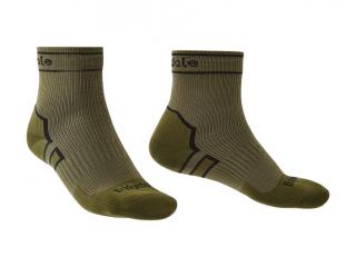 100% voděodolné ponožky Bridgedale Storm LW Ankle - Khaki Velikost: M