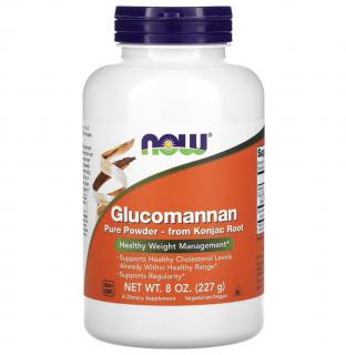 Now Foods Glukomannan 227 g čistý prášek