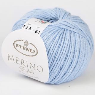 Merino Baby Nebesky modrá