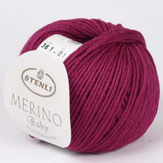 Merino Baby Purpurová