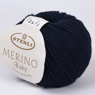 Merino Baby Tmavě modrá