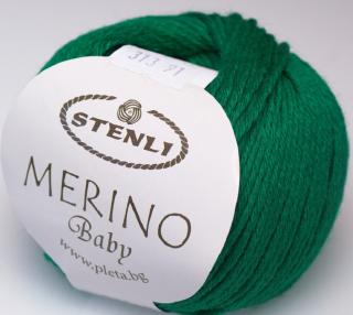 Merino Baby Zelená