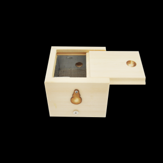 Krabička na moxu (prášek, vata)