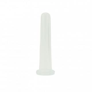 Silikonová masážní baňka - 7 mm MICRO Barva: Bílá