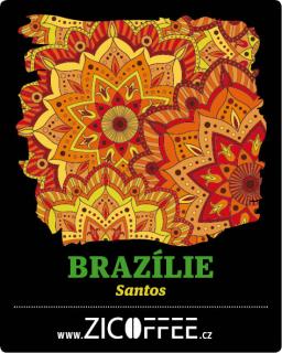 Brazil Santos Hmotnost: 250g, Mletí: Mletá na espresso