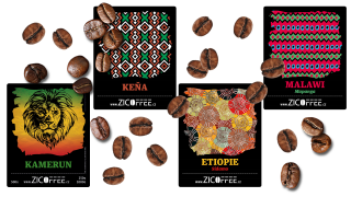 Degustační balíček AFRIKA Hmotnost: 4x 250g, Mletí: Mletá na espresso