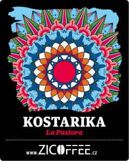 Kostarika La Pastora Hmotnost: 500g, Mletí: Mletá na espresso