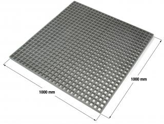 Plastový kompozitní rošt 1 000 x 1 000 mm / výška 30 mm