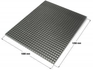 Plastový kompozitní rošt 1 200 x 1 000 mm  / výška 38 mm