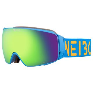 NEIBO ASTRO - blue/green Lyžařské brýle (včetně boxu) + náhradní sklo (S1 - rozjasňovací)