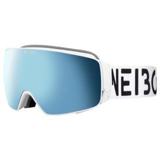 NEIBO ASTRO - white/medium blue Lyžařské brýle (včetně boxu) + náhradní sklo (S1 - rozjasňovací)