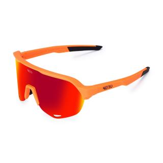 NEIBO CLIFF - matte orange/fire orange Sluneční brýle + náhradní sklo fotochromatické