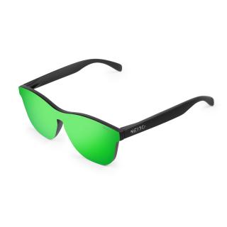NEIBO IVORY sluneční brýle - glossy black/green
