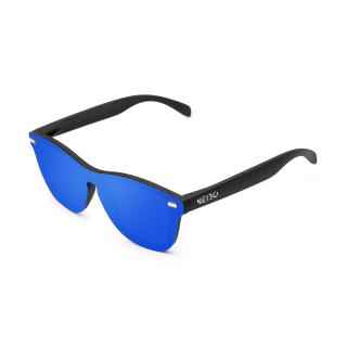 NEIBO IVORY sluneční brýle - matte black/blue