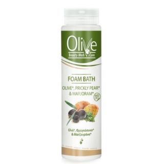 OLIVE Tělový šampón Opuncie a Majoránka 200 ml (Olivová pěna do koupele s výtažky z opuncie a olivovým lístkem)