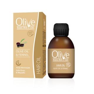 OLIVE Vlasový olej Fenyklový 90 ml (Vyživující olivový olej na vlasy s fenyklem)