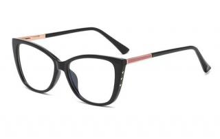 Luxbryle Dámské čiré brýle Adriana - Černá