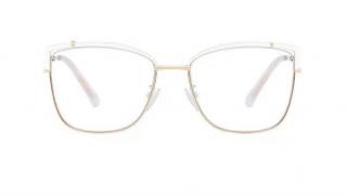 Luxbryle Dámské dioptrické brýle Alba (obruby + čočky) - Bílá