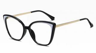Luxbryle Dámské dioptrické brýle Isabela (obruby + čočky) - Bílá