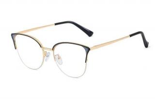 Luxbryle Dámské dioptrické brýle Maribel (obruby + čočky) - Černá