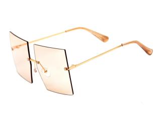 Luxbryle Dámské sluneční brýle Kloe - Béžová