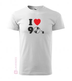 I love 90´s (Pánské tričko I love 90´s)