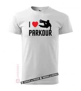 I love Parkour  (Pánské tričko na parkour )