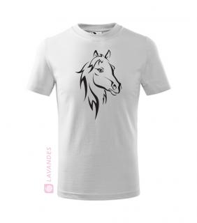 Kůň hlava (Dětské tričko s koněm)