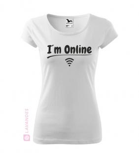 On-line (Dámské tričko I´m Online)