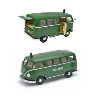 1:24 1963 Volkswagen T1 Bus Polizei Zelená