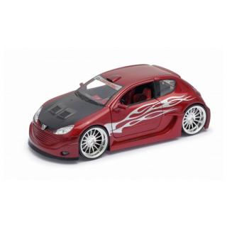 1:24 Peugeot 206 Tunning Černá