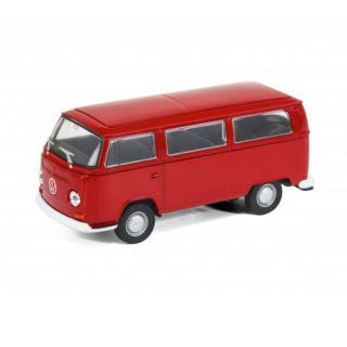 1:34 1972 VW T2 Bus Červená