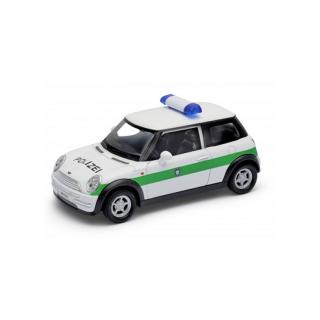1:34 Mini Cooper Police Zelená
