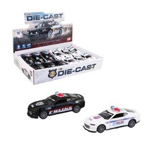 Auto policejní - bílé, černé