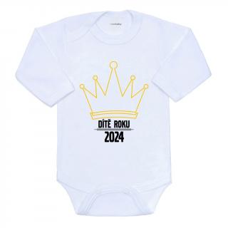 Body s potiskem New Baby Dítě roku 2024 74 (6-9m)