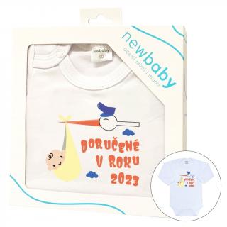 Body s potiskem New Baby Doručené v roku 2023 - darčekové balenie 50