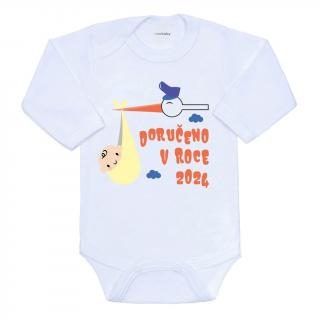 Body s potiskem New Baby Doručeno v roce 2024 74 (6-9m)